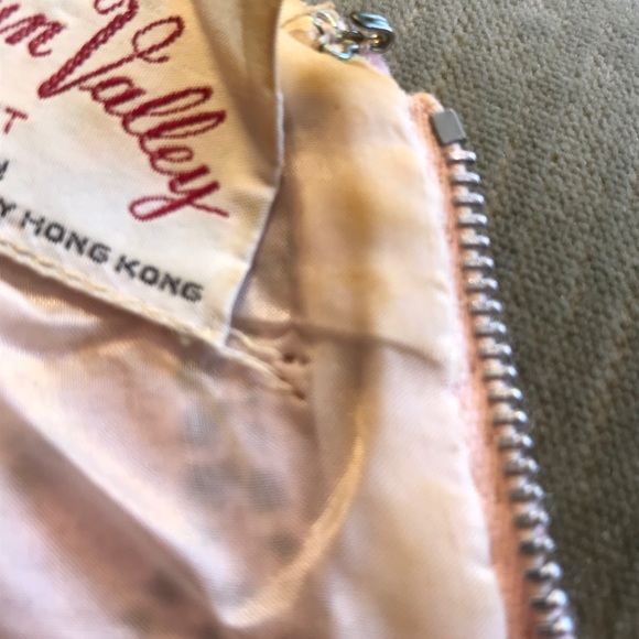 Vintage 50’s/60’s pink beaded shell top S/M - Picture 9 of 11